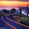 Pre Dawn: Rails Run East to Grand Rapids