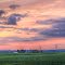Dawn: Powerlines Run East of 48th Ave. (Panoramic)