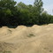 Dirt bike jump course in Bandemer Park