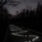 Running through a bridge in Batron Park after dark
