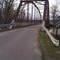 Wood plank bridge south of Strong Cemetery, Albany, IN
