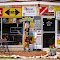 Old Vintage Store on the Historical National Road in Indiana