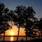 sunset over Alum Creek, 6.22.05