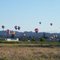 The Tigard Festival of Ballons as they approach the Tualatin Elementary School.