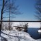 Twin Lakes in winter