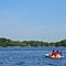 Boating at Poconos Lake