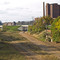 Once a bustleing rail yards was here