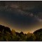 Milky Way Over Soybean Field