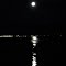 Moon over Puget sound