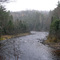 Light snow on the Sturgeon River