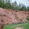 Bluff along the Sturgeon River in the Festuca Creek area