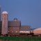 Autumn Twilight and a Harvest Moon on a Scott County Farm - September 1992