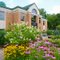 New Hartford Public Library from Garden