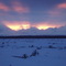 Mount Hayes from Delta Junction in winter
