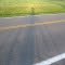 Early morning shadow.