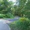 The path to Cub Run Rec Center and Stonecroft Blvd