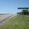 Road sign to Stiles Cemetery