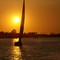 Coucher de soleil sur Balboa, baie de Newport Beach