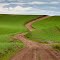 A Country Dirt Road near Oaksdale, WA