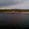 Castle Hill Light, taken from the masthead of Orbit, NYYC Swan 42, USA 17