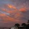 Glowing clouds
