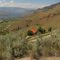 Contrasting Mountains, Lakeshore And Desert From Anarchist Mountain Near Osoyoos BC Jul '11