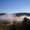 Fog at Glendo Dam