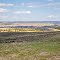 Looking easterly from alongside Ridge Rd. (Platte Co. Rd. 135) towards the town of Glendo, Wyoming