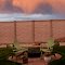 backyard sunset