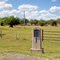 2011, Osage, OK, USA - along Rte 60 - memorial marker