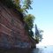 Cliffs of Jacobsville Sandstone in Keweenaw Bay
