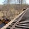 Old railroad tracks cross the Arnheim Ditch