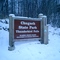 Thunder Bird falls in winter