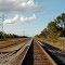 CSX Mainline Tracks looking Northwest at Lake Wales, FL