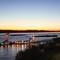 Dawn over Ohio river
