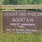 Crockford-Pigeon Mountain Sign