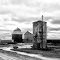 Old Silo, Barn, Corncrib & Bin on Farm