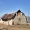 Big Old Barn With Sinking Roof
