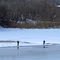 Fishermen below Red Rock Dam, Pella, Iowa