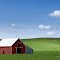 Spring Green Field and Barn