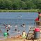 Swimming at Woodhaven Lake Beach
