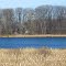 Blue water in Cedar Lake of Watertown
