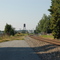 Railroad tracks looking west from downtown Conover, NC