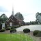 a church, taken from the road