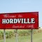 Hordville Welcome Sign
