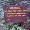 FLT M22 5.9 mi - Sign on logging road near Paradise Hill Rd