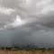 Rain Clouds covering the Sacramento Mountains