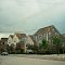 Examples of new housing on Cleveland's east side: these are on E.33rd Street near Cuyahoga Community College and have better urban form than many. (May 2012)