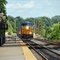 CSX Freight Train passing through MARC Dorsey Station