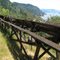 The ruins of the famed Broughton Flume (Lassie filmed here in 1966)